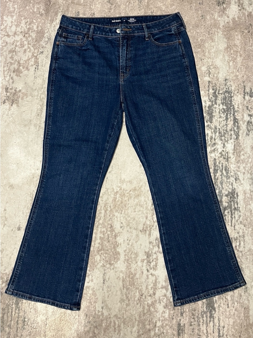 Old Navy Dark Blue Flare Jeans
